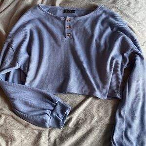 cropped long sleeve